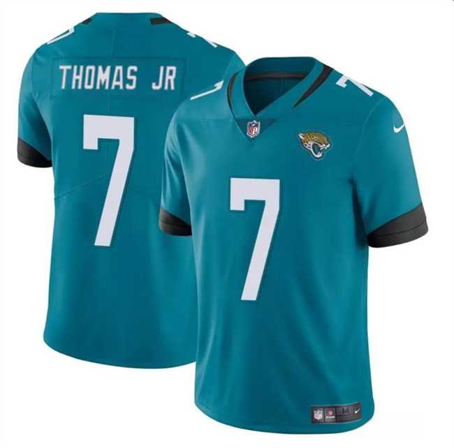 Men & Women & Youth Jacksonville Jaguars #7 Brian Thomas Jr Teal 2024 Draft Vapor Untouchable Limited Stitched Jersey